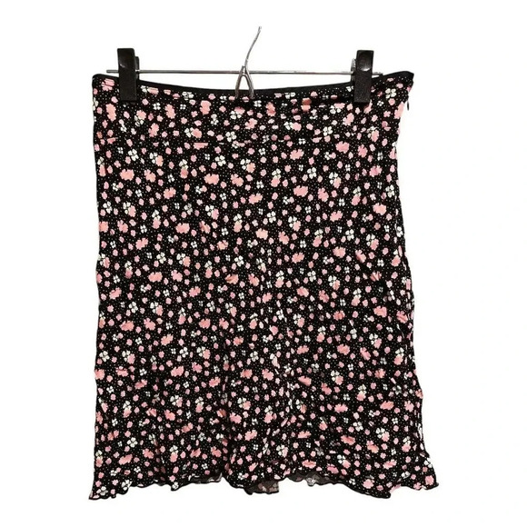 ​NWOT Free People IRL Floral Mini Slip Skirt | Size‎ 4 - Picture 1 of 5